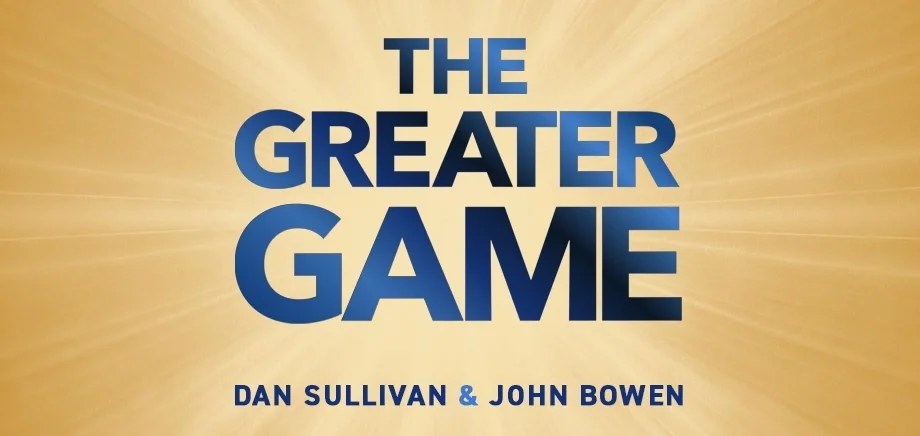 Promotional banner of The Greater Game Podcast